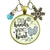 Cold Hands Warm Heart Winter Necklace Christmas Holiday Seasonal Jewelry Snowflake Charm Womens Gift