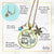 Cold Hands Warm Heart Winter Necklace Christmas Holiday Seasonal Jewelry Snowflake Charm Womens Gift