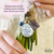 Wedding Bouquet Memorial Charm I Know You'd Be Here Heaven White Blue Bridal Photo - Gutsy Goodness Handmade Jewelry Gifts