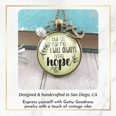 Gutsy Goodness Anchor Faith Necklace Always Have Hope Bible Quote Christian Jewelry - Gutsy Goodness Handmade Jewelry;Anchor Faith Necklace Always Have Hope Bible Quote Christian Jewelry - Gutsy Goodness Handmade Jewelry Gifts