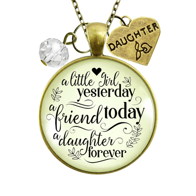 Gutsy Goodness Little Yesterday to Daughter Necklace Inpirational Gift from Mom - Gutsy Goodness Handmade Jewelry;Little Yesterday To Daughter Necklace Inpirational Gift From Mom - Gutsy Goodness Handmade Jewelry Gifts