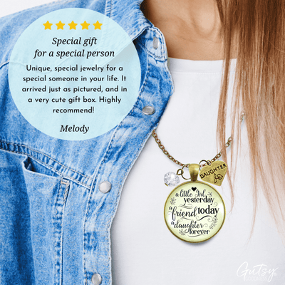 Gutsy Goodness Little Yesterday to Daughter Necklace Inpirational Gift from Mom - Gutsy Goodness Handmade Jewelry;Little Yesterday To Daughter Necklace Inpirational Gift From Mom - Gutsy Goodness Handmade Jewelry Gifts