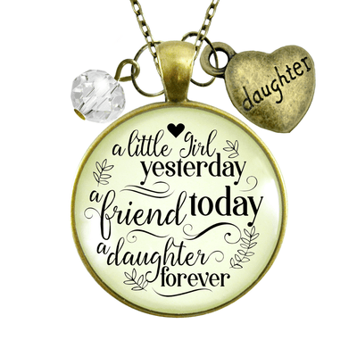 Gutsy Goodness To Our Daughter Necklace Little Yesterday Gift from Parent Mom Dad - Gutsy Goodness Handmade Jewelry;To Our Daughter Necklace Little Yesterday Gift From Parent Mom Dad - Gutsy Goodness Handmade Jewelry Gifts