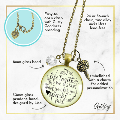 Gutsy Goodness Wedding Flower Designer Gift Necklace New Life Florist Thank You - Gutsy Goodness Handmade Jewelry;Wedding Flower Designer Gift Necklace New Life Florist Thank You - Gutsy Goodness Handmade Jewelry Gifts