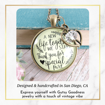 Gutsy Goodness Wedding Coordinator Gift Necklace New Life Jewelry Thank You Planner - Gutsy Goodness Handmade Jewelry;Wedding Coordinator Gift Necklace New Life Jewelry Thank You Planner - Gutsy Goodness Handmade Jewelry Gifts