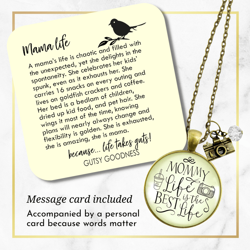Gutsy Goodness Mom Jewelry Mommy Life Best Life Necklace Meaningful Camera Charm - Gutsy Goodness Handmade Jewelry;Mom Jewelry Mommy Life Best Life Necklace Meaningful Camera Charm - Gutsy Goodness Handmade Jewelry Gifts