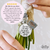Nana Bouquet Charm Bridal Memorial Nana You Walk Beside Me White Silver Frame - Gutsy Goodness