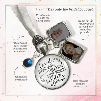 Silver Photo Frame Charm | Gutsy Goodness - Gutsy Goodness