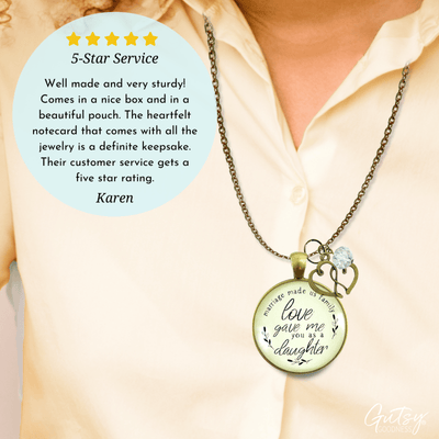 Gutsy Goodness Bonus Daughter in Law Necklace Marriage Made Family Wedding Jewelry - Gutsy Goodness Handmade Jewelry;Bonus Daughter In Law Necklace Marriage Made Family Wedding Jewelry - Gutsy Goodness Handmade Jewelry Gifts