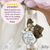 Wedding Bouquet Memorial Charm Know You'd Be Heaven White 2 Frames Bridal Jewelry - Gutsy Goodness Handmade Jewelry Gifts