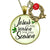 Christmas Necklace Jesus is Reason Season Religious Holiday Jewelry