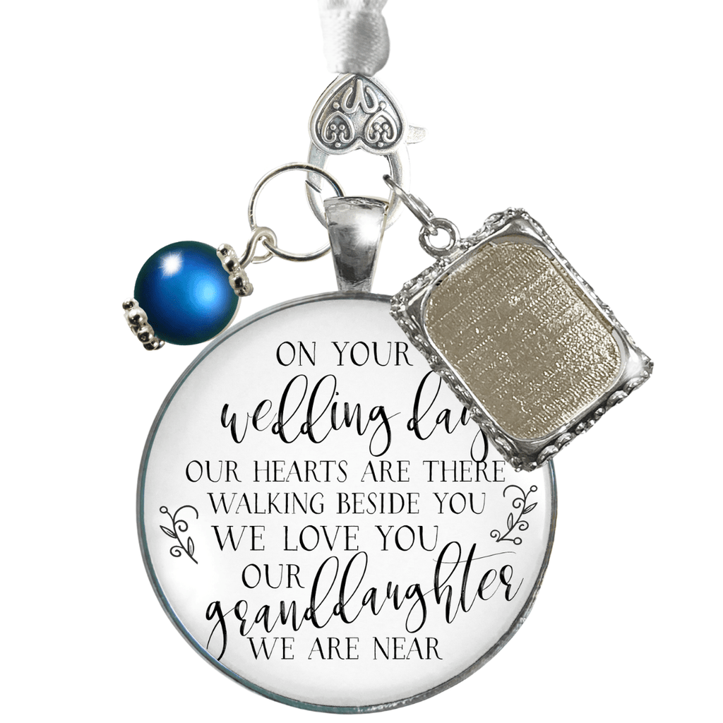 Bridal Bouquet Charm Grandparent Memorial Picture Frames Wedding Silver Blue 2 Frames Jewelry
