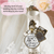 Missing You Mama and Papa As I Walk Down The Aisle BRONZE - WHITE - WHITE BEAD