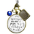 Missing You Mama and Papa As I Walk Down The Aisle BRONZE - WHITE - BLUE BEAD