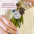 Missing You Mama and Papa As I Walk Down The Aisle BRONZE - WHITE - BLUE BEAD