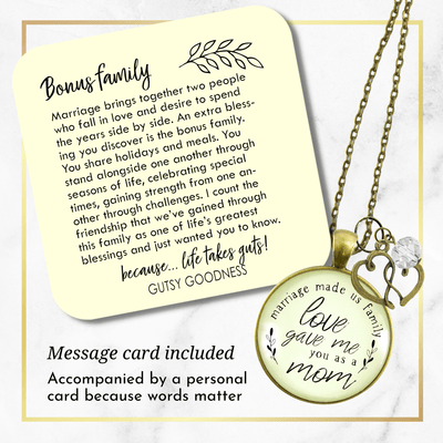 Gutsy Goodness Mother in Law Necklace Blended Family Step Mom Gift Wedding Jewelry - Gutsy Goodness Handmade Jewelry;Mother In Law Necklace Blended Family Step Mom Gift Wedding Jewelry - Gutsy Goodness Handmade Jewelry Gifts