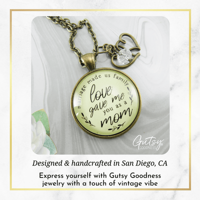 Gutsy Goodness Mother in Law Necklace Blended Family Step Mom Gift Wedding Jewelry - Gutsy Goodness Handmade Jewelry;Mother In Law Necklace Blended Family Step Mom Gift Wedding Jewelry - Gutsy Goodness Handmade Jewelry Gifts