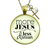Gutsy Goodness More Jesus Less Drama Necklace Christian Faith Jewelry Cross Charm - Gutsy Goodness;More Jesus Less Drama Necklace Christian Faith Jewelry Cross Charm - Gutsy Goodness Handmade Jewelry Gifts