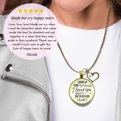 Gutsy Goodness Wife Necklace New Mom I Never Knew How Love Until Kids Gift Jewelry - Gutsy Goodness;Wife Necklace New Mom I Never Knew How Love Until Kids Gift Jewelry - Gutsy Goodness Handmade Jewelry Gifts