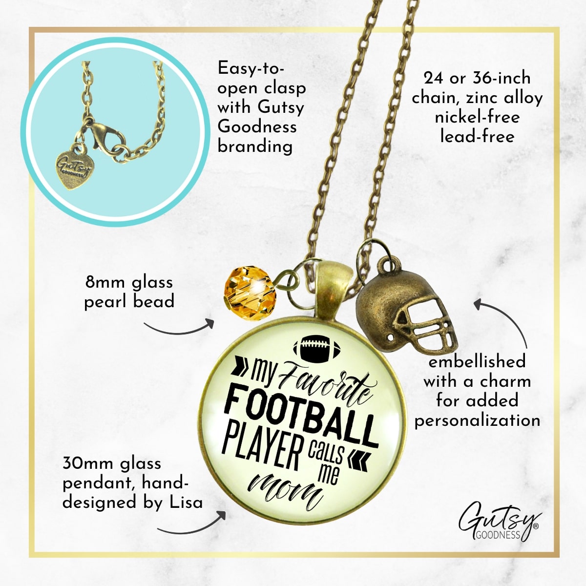 Personalized Sports Football Name Necklace for Men Kids | Men necklace,  Personalized jewelry, Jewelry gifts
