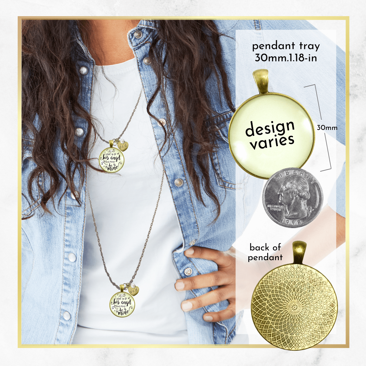 Remembering best sale dad necklace