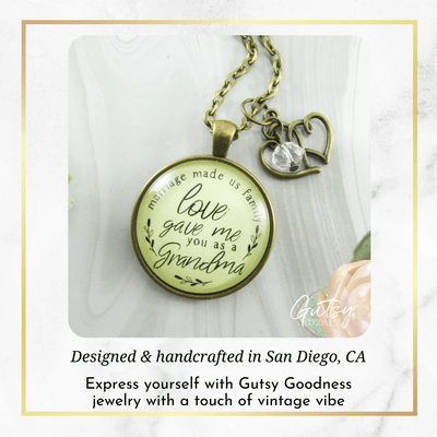 Gutsy Goodness Grandma Gift for Necklace Marriage Made Us Family Wedding Jewelry - Gutsy Goodness Handmade Jewelry;Grandma Gift For Necklace Marriage Made Us Family Wedding Jewelry - Gutsy Goodness Handmade Jewelry Gifts