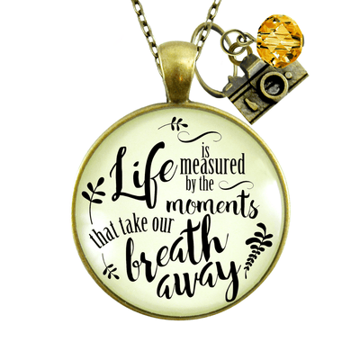 Gutsy Goodness Life Necklace Measured By Moments That Take Our Breath Away Jewelry - Gutsy Goodness;Life Necklace Measured By Moments That Take Our Breath Away Jewelry - Gutsy Goodness Handmade Jewelry Gifts