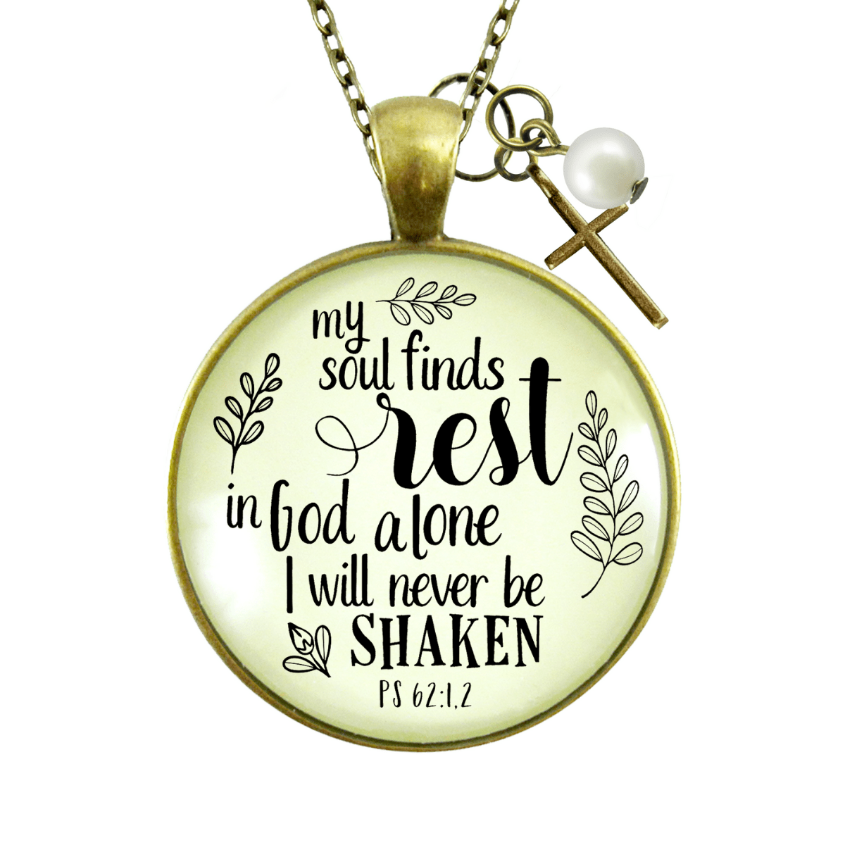 Gutsy Goodness Faith Necklace My Soul Finds Rest God Bible Saying Jewelry - Gutsy Goodness Handmade Jewelry;Faith Necklace My Soul Finds Rest God Bible Saying Jewelry - Gutsy Goodness Handmade Jewelry Gifts