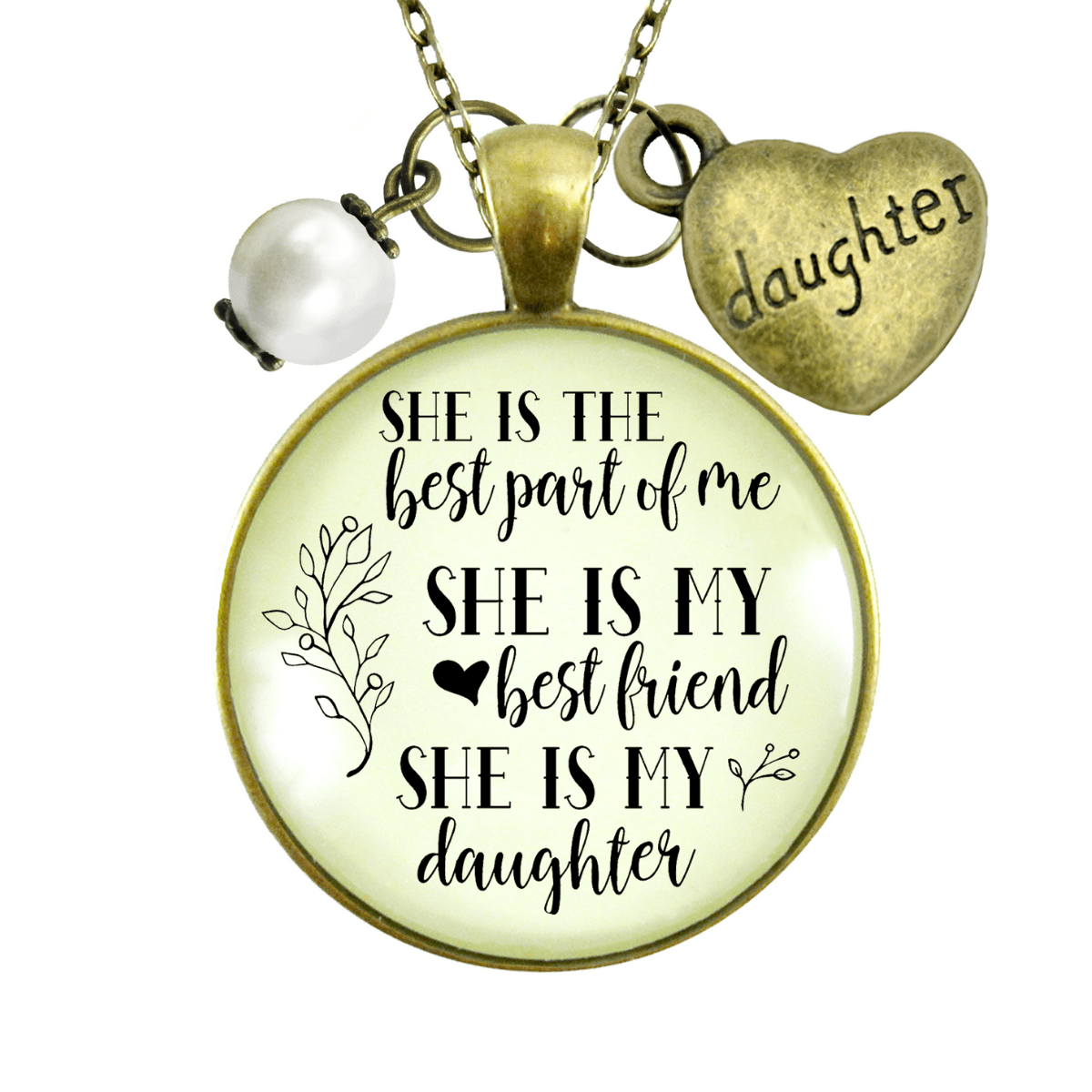 Gutsy Goodness To Daughter From Mother Necklace Best Part of Me My Daughter Jewelry Gift - Gutsy Goodness Handmade Jewelry;To Daughter From Mother Necklace Best Part Of Me My Daughter Jewelry Gift - Gutsy Goodness Handmade Jewelry Gifts
