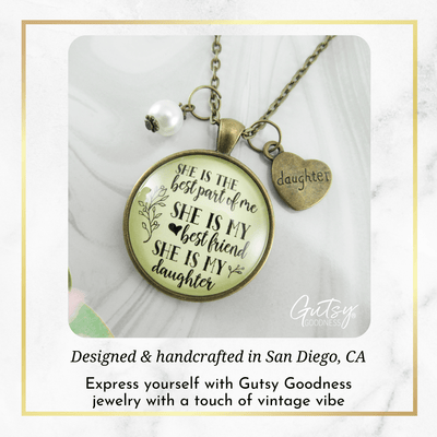 Gutsy Goodness To Daughter From Mother Necklace Best Part of Me My Daughter Jewelry Gift - Gutsy Goodness Handmade Jewelry;To Daughter From Mother Necklace Best Part Of Me My Daughter Jewelry Gift - Gutsy Goodness Handmade Jewelry Gifts