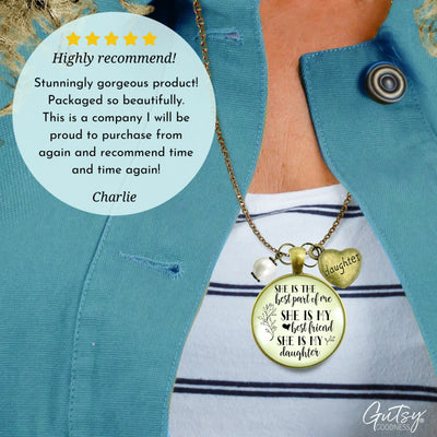 Gutsy Goodness To Daughter From Mother Necklace Best Part of Me My Daughter Jewelry Gift - Gutsy Goodness Handmade Jewelry;To Daughter From Mother Necklace Best Part Of Me My Daughter Jewelry Gift - Gutsy Goodness Handmade Jewelry Gifts