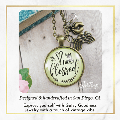 Rainbow Baby Necklace Not Lucky Bless Jewelry Encourage For Mom After Loss Storm - Gutsy Goodness