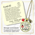 Ladybug Necklace Never Too Busy Friendship Quote Gardener Jewelry - Gutsy Goodness