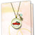 Red Truck Christmas Necklace Vintage Holiday Tree Charm Jewelry Gift