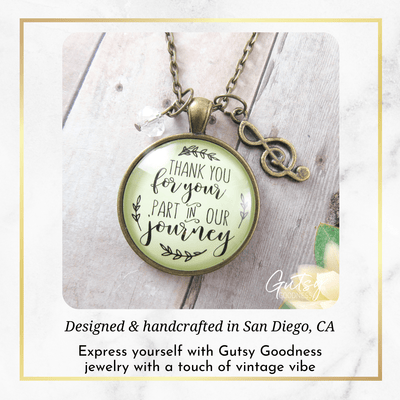 Gutsy Goodness Wedding Singer Gift Necklace Thank You for Part Musician Charm - Gutsy Goodness Handmade Jewelry;Wedding Singer Gift Necklace Thank You For Part Musician Charm - Gutsy Goodness Handmade Jewelry Gifts