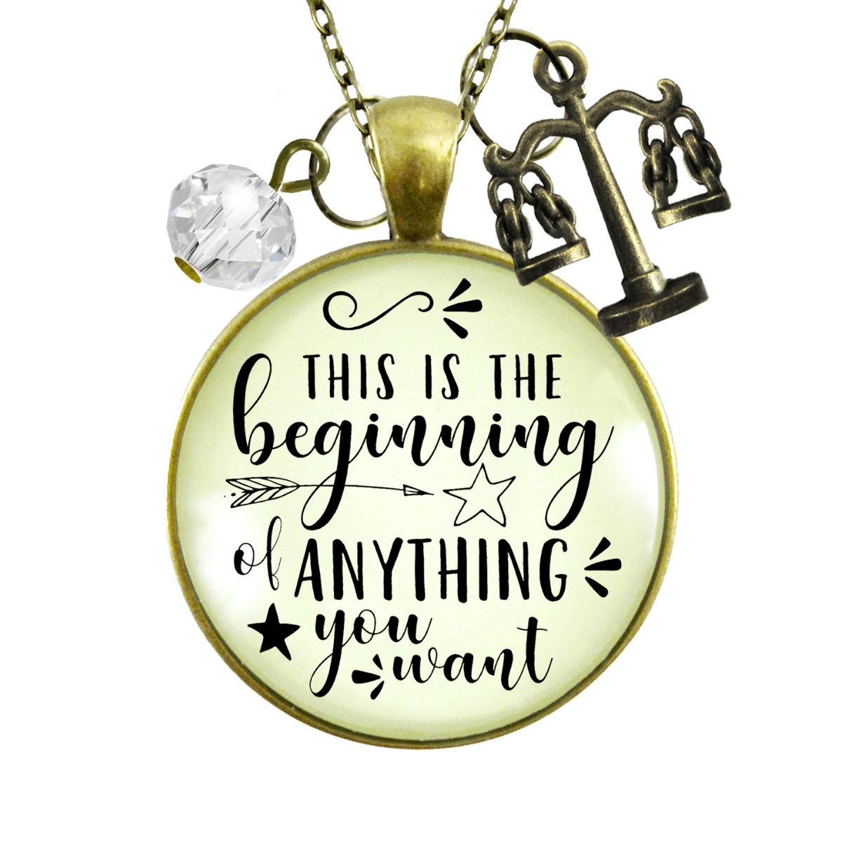 Gutsy Goodness Law School Graduate Necklace Beginning Future Lawyer Graduation Justice Scales - Gutsy Goodness Handmade Jewelry;Law School Graduate Necklace Beginning Future Lawyer Graduation Justice Scales - Gutsy Goodness Handmade Jewelry Gifts