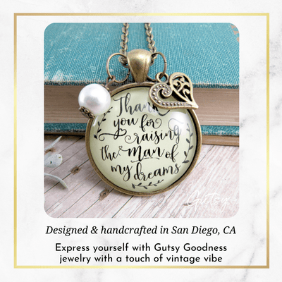 Gutsy Goodness To Her Mother in Law Necklace Thank You Raising Man I Dreamed Wedding Gift - Gutsy Goodness Handmade Jewelry;To Her Mother In Law Necklace Thank You Raising Man I Dreamed Wedding Gift - Gutsy Goodness Handmade Jewelry Gifts