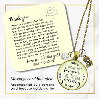 Gutsy Goodness Wedding Cake Baker Gift Necklace Thank You for Your Part Mixer Charm - Gutsy Goodness Handmade Jewelry;Wedding Cake Baker Gift Necklace Thank You For Your Part Mixer Charm - Gutsy Goodness Handmade Jewelry Gifts