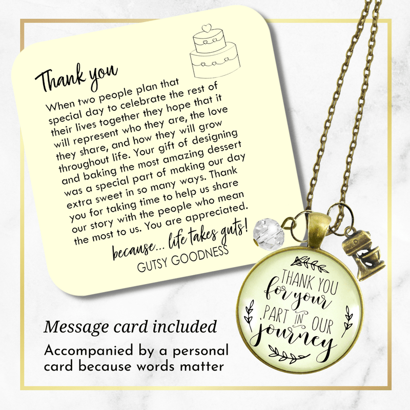 Gutsy Goodness Wedding Cake Baker Gift Necklace Thank You for Your Part Mixer Charm - Gutsy Goodness Handmade Jewelry;Wedding Cake Baker Gift Necklace Thank You For Your Part Mixer Charm - Gutsy Goodness Handmade Jewelry Gifts
