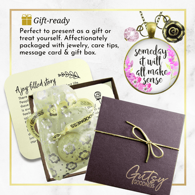 Gutsy Goodness Some Day It Will All Make Sense Necklace Encouraging Jewelry Heart - Gutsy Goodness Handmade Jewelry;Some Day It Will All Make Sense Necklace Encouraging Jewelry Heart - Gutsy Goodness Handmade Jewelry Gifts