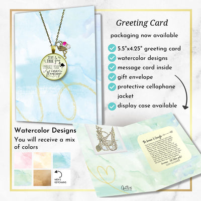 Flamingo Necklace Stay True to You Quote Tropical Fashion Hot Pink Charm  Necklace - Gutsy Goodness Handmade Jewelry