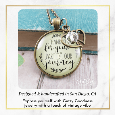 Gutsy Goodness Wedding Coordinator Gift Necklace Planner Thank You for Part Jewelry - Gutsy Goodness;Wedding Coordinator Gift Necklace Planner Thank You For Part Jewelry - Gutsy Goodness Handmade Jewelry Gifts