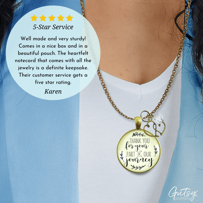 Gutsy Goodness Wedding Coordinator Gift Necklace Planner Thank You for Part Jewelry - Gutsy Goodness;Wedding Coordinator Gift Necklace Planner Thank You For Part Jewelry - Gutsy Goodness Handmade Jewelry Gifts