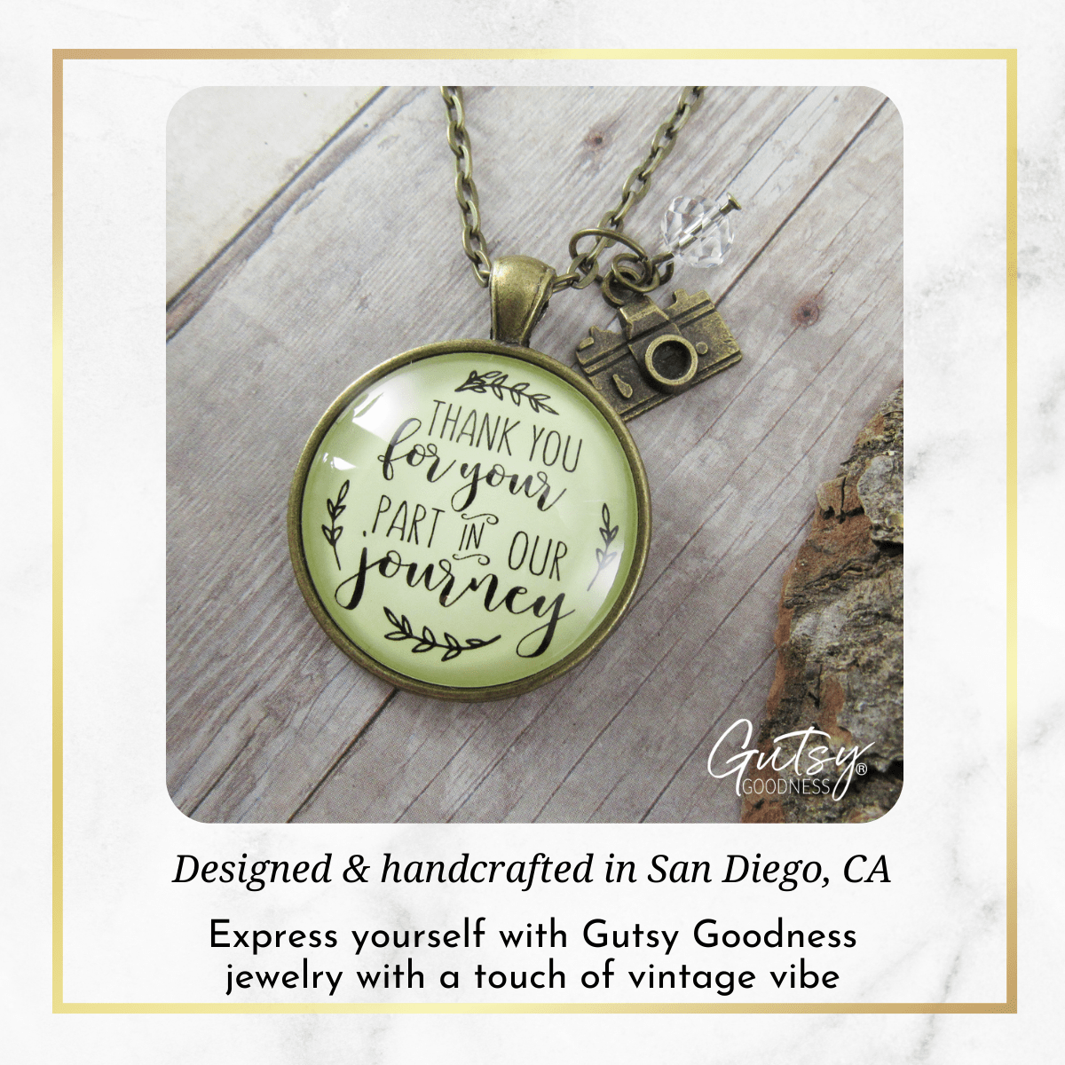 Gutsy Goodness Wedding Photographer Gift Necklace Thank You for Part Camera Charm - Gutsy Goodness Handmade Jewelry;Wedding Photographer Gift Necklace Thank You For Part Camera Charm - Gutsy Goodness Handmade Jewelry Gifts