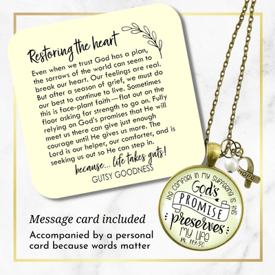 Gutsy Goodness Scripture Necklace Comfort in Suffering Gods Promise Psalm Jewelry - Gutsy Goodness;Scripture Necklace Comfort In Suffering Gods Promise Psalm Jewelry - Gutsy Goodness Handmade Jewelry Gifts