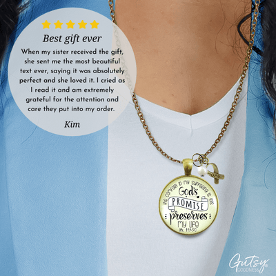 Gutsy Goodness Scripture Necklace Comfort in Suffering Gods Promise Psalm Jewelry - Gutsy Goodness;Scripture Necklace Comfort In Suffering Gods Promise Psalm Jewelry - Gutsy Goodness Handmade Jewelry Gifts