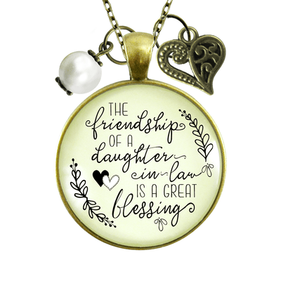Gutsy Goodness Daughter in Law Necklace Friendship Blessing Gift from Mom Wedding Jewelry - Gutsy Goodness Handmade Jewelry;Daughter In Law Necklace Friendship Blessing Gift From Mom Wedding Jewelry - Gutsy Goodness Handmade Jewelry Gifts