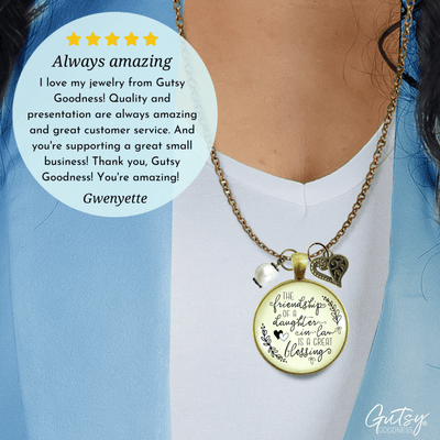 Gutsy Goodness Daughter in Law Necklace Friendship Blessing Gift from Mom Wedding Jewelry - Gutsy Goodness Handmade Jewelry;Daughter In Law Necklace Friendship Blessing Gift From Mom Wedding Jewelry - Gutsy Goodness Handmade Jewelry Gifts