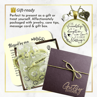 Gutsy Goodness Daughter in Law Necklace Friendship Blessing Gift from Mom Wedding Jewelry - Gutsy Goodness Handmade Jewelry;Daughter In Law Necklace Friendship Blessing Gift From Mom Wedding Jewelry - Gutsy Goodness Handmade Jewelry Gifts