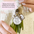 Daughter You Walk Beside Me Every Day BRONZE - WHITE - WHITE BEAD
